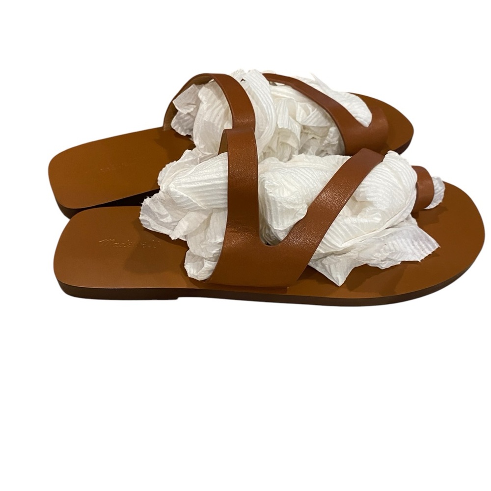 Madewell Brown Leather Strappy Sandals